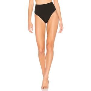 HAIGHT Crepe Perlin Bikini Bottom - M Black